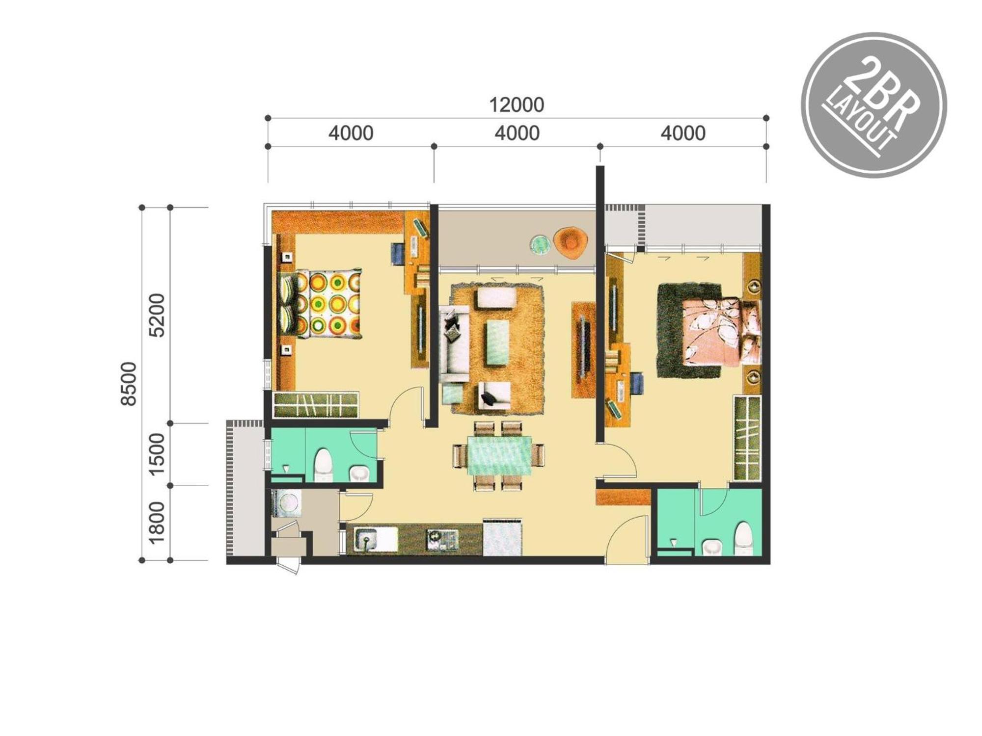 Jzstay - Atlantis Residences Melaka - 1Br & 2Br Bagian luar foto
